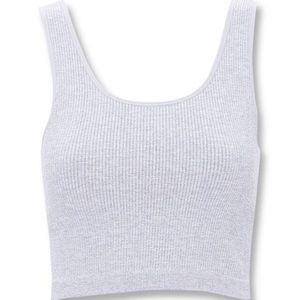 Low impact ribbed sports bra